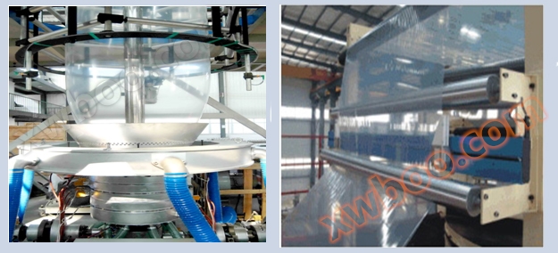 Șapte straturi de extruzie comună de înaltă rezistență membrană suflare unitate