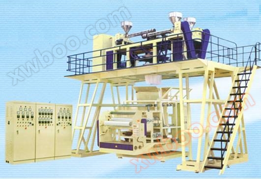 Multistrat împreună extrudere suflare film unitate