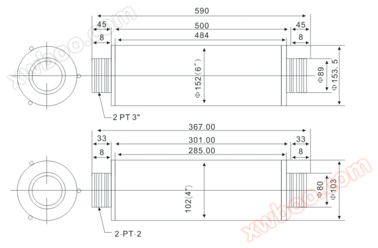 高压风机消音器尺寸