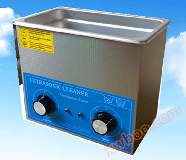 小型超声波清洗机100w正面拍摄图