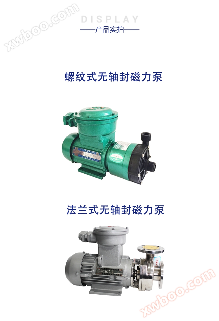 镀宝防爆磁力驱动泵的产品实拍