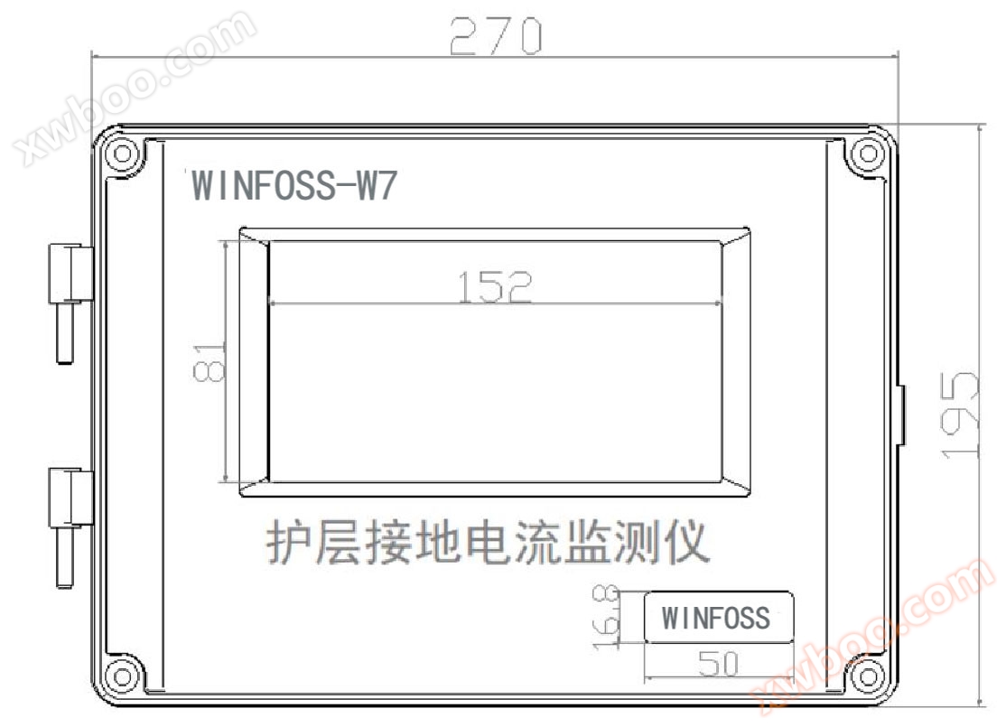 护层接地电流监测仪主机外观图