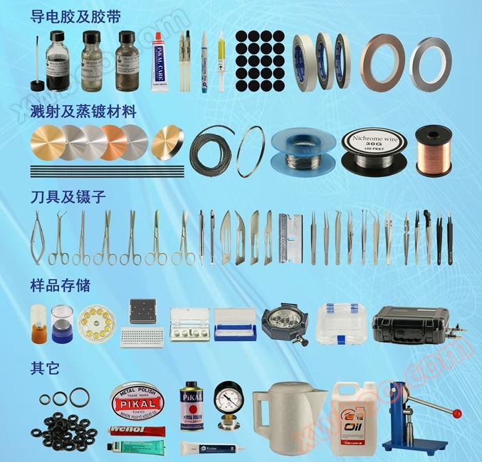 M2N electron microscope supplies and consumables