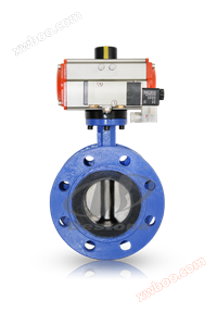 Пневматичний фланцевий м'який герметичний клапан