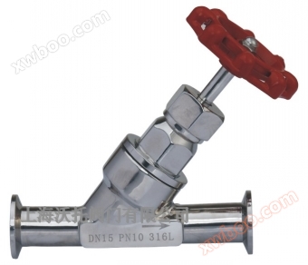 Quick installation manual angle seat valve