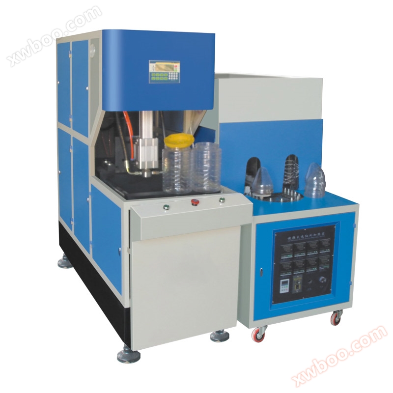 Computer controlled infrared semi-automatic bottle blowing machine