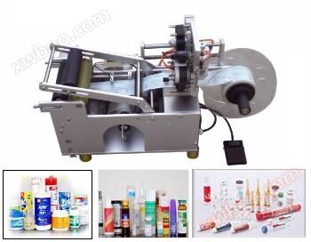 GZX-80 Simple Semi automatic Round Bottle Labeling Machine