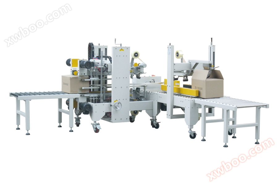 Poloautomatický skládací rohový krabicový stroj GPC-50A + GPG-50