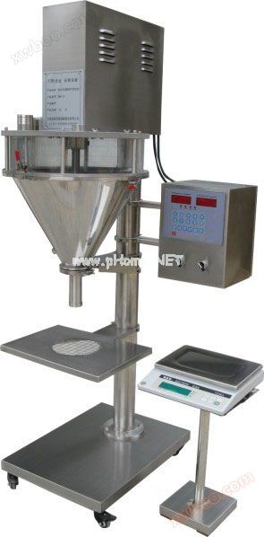 山東半自動螺旋粉剤分注機/半自動粉剤包装機