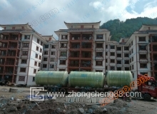 Glas und Stahl Septikbecken-Danjiang Septikbecken Installationsort