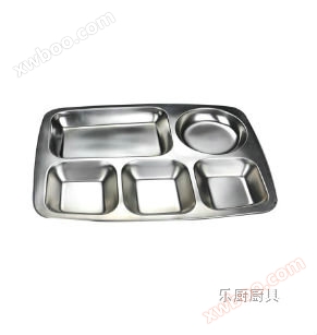 五格ステンレスファーストフード皿