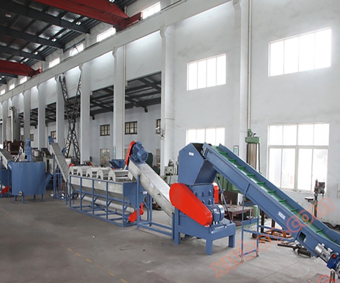 PPPE cleaning and recycling production line