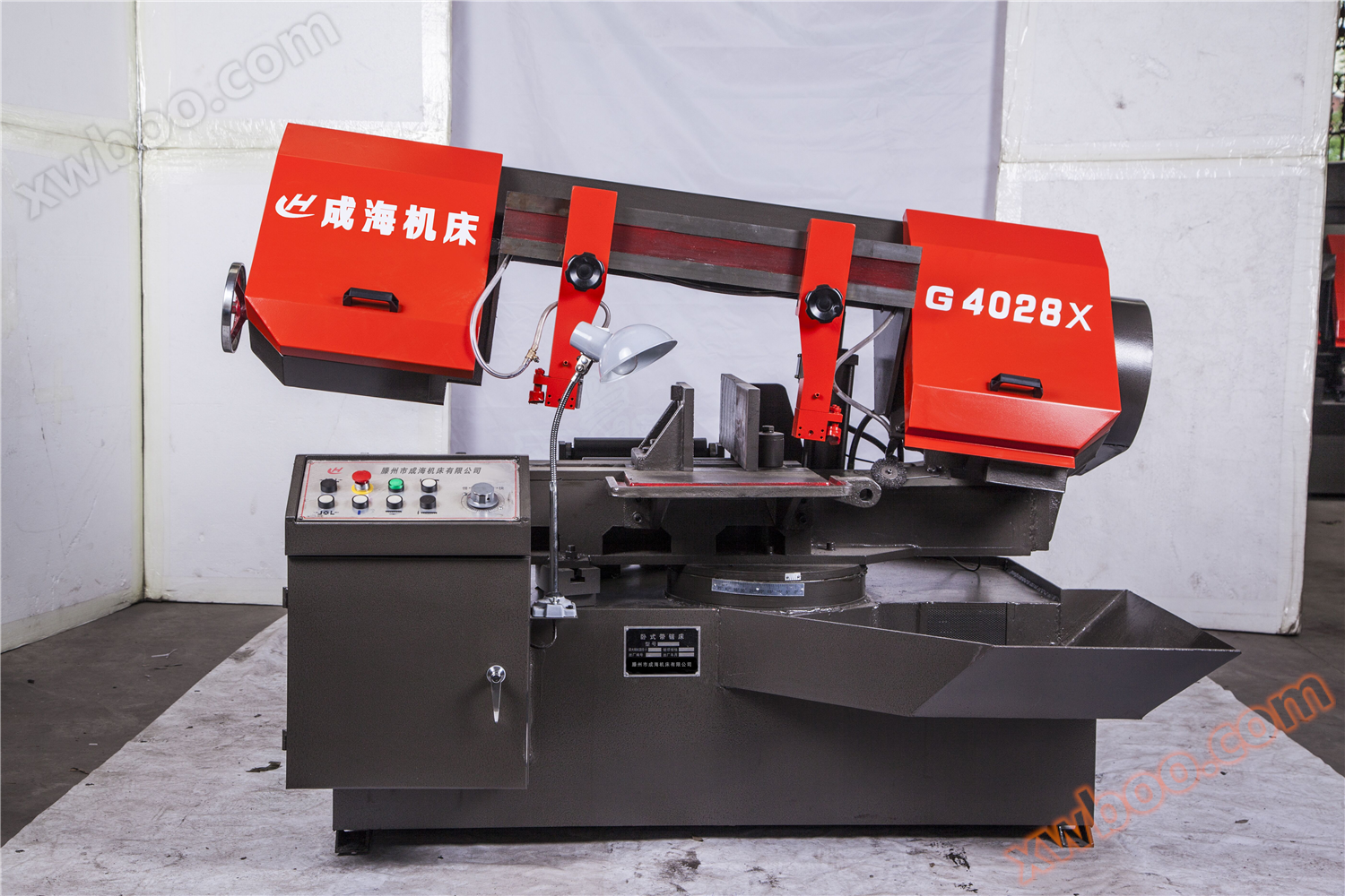 GX4028/45 shears irin juyawa kusurwa band saw mataki