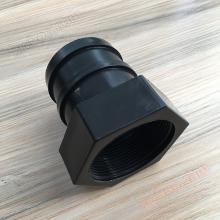 Internal thread tube clamp, internal thread straight through, internal tooth straight through, internal thread straight through