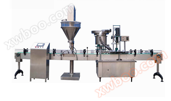Línea de producción de llenado de polvo by