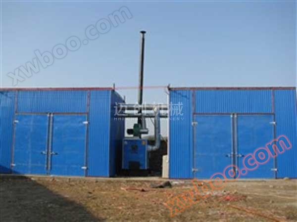 Un horno y dos cajas de equipos de secado de madera