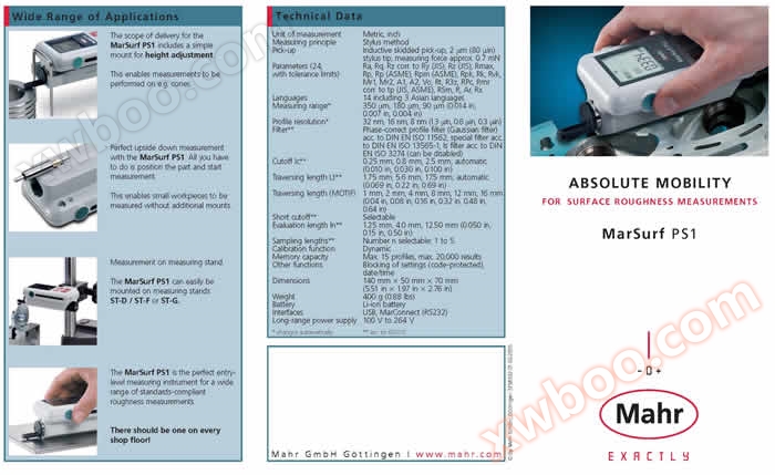 Mal PS1 roughness tester