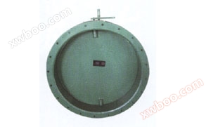 Single axis manual circular air door