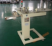 Horizontal light controlled material receiving machine (single disc)