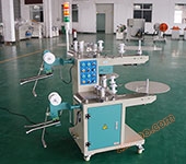 Horizontal light controlled material receiving machine (double disc)