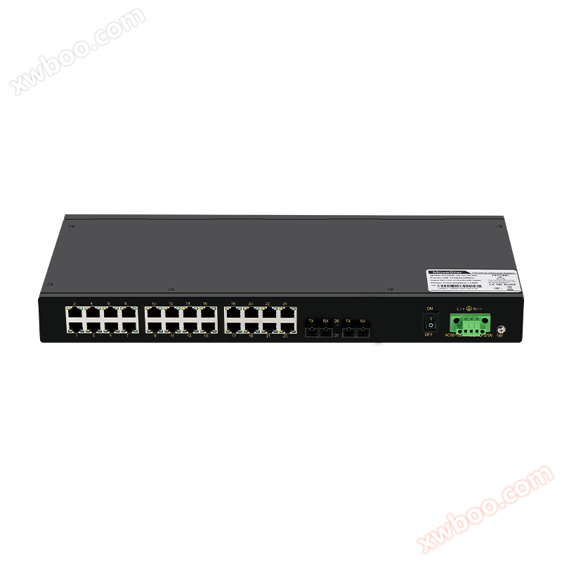Công tắc công nghiệp điện 100 Gigabit 2 Light 24
