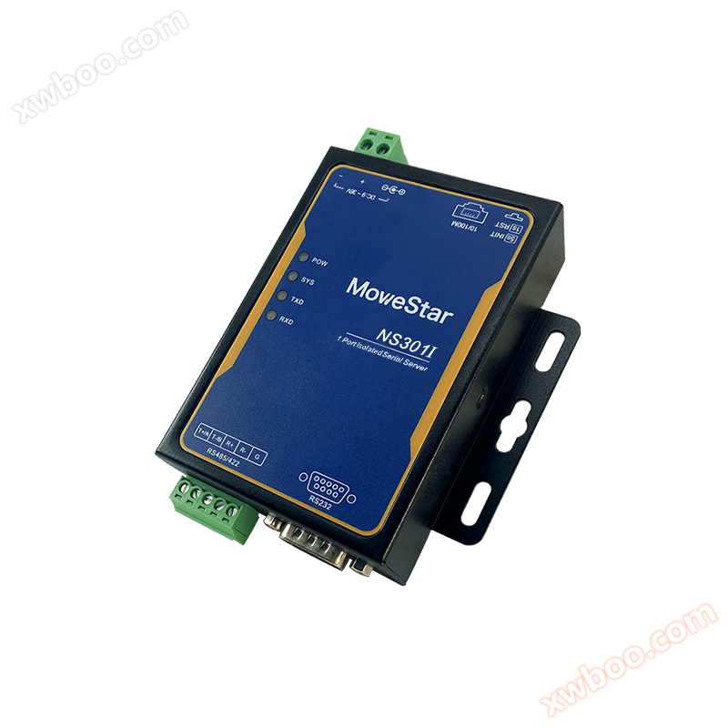 Isolierter Single-Serial-Port-Server für Industrie