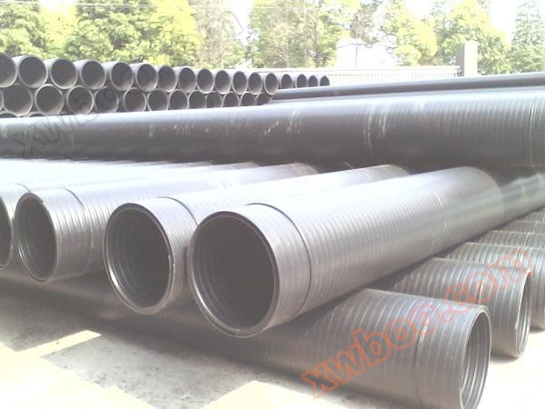 Polyethylene wrapped pipe