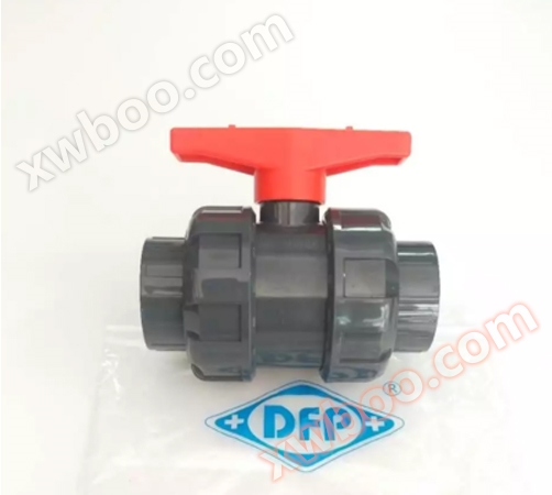 UPVC industrial water treatment union ball valve