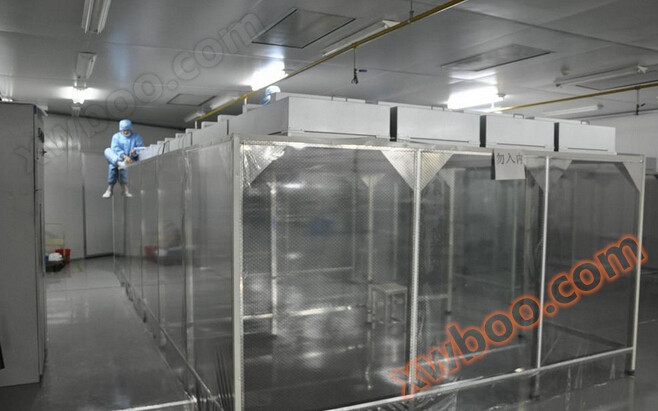 Grade 100 anti-static mesh curtain clean room