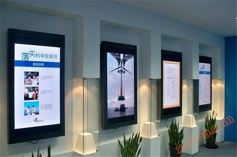 55 بوصة الداخلية الجدار شنقا آلة الدعاية والإعلان