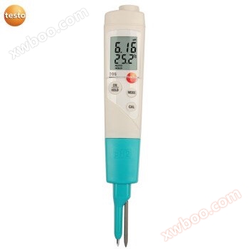 testo 206-PH2 Kit de medição de acidez/temperatura de nível inicial para substâncias líquidas Número de pedido 0563 2066 Garantia de 1 ano