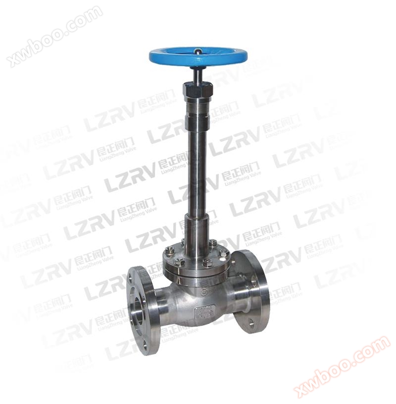 Long axis flange of low-temperature shut-off valve