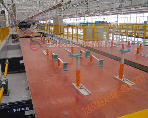 Skateboard conveyor line